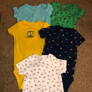 5 summer Carters Onesies